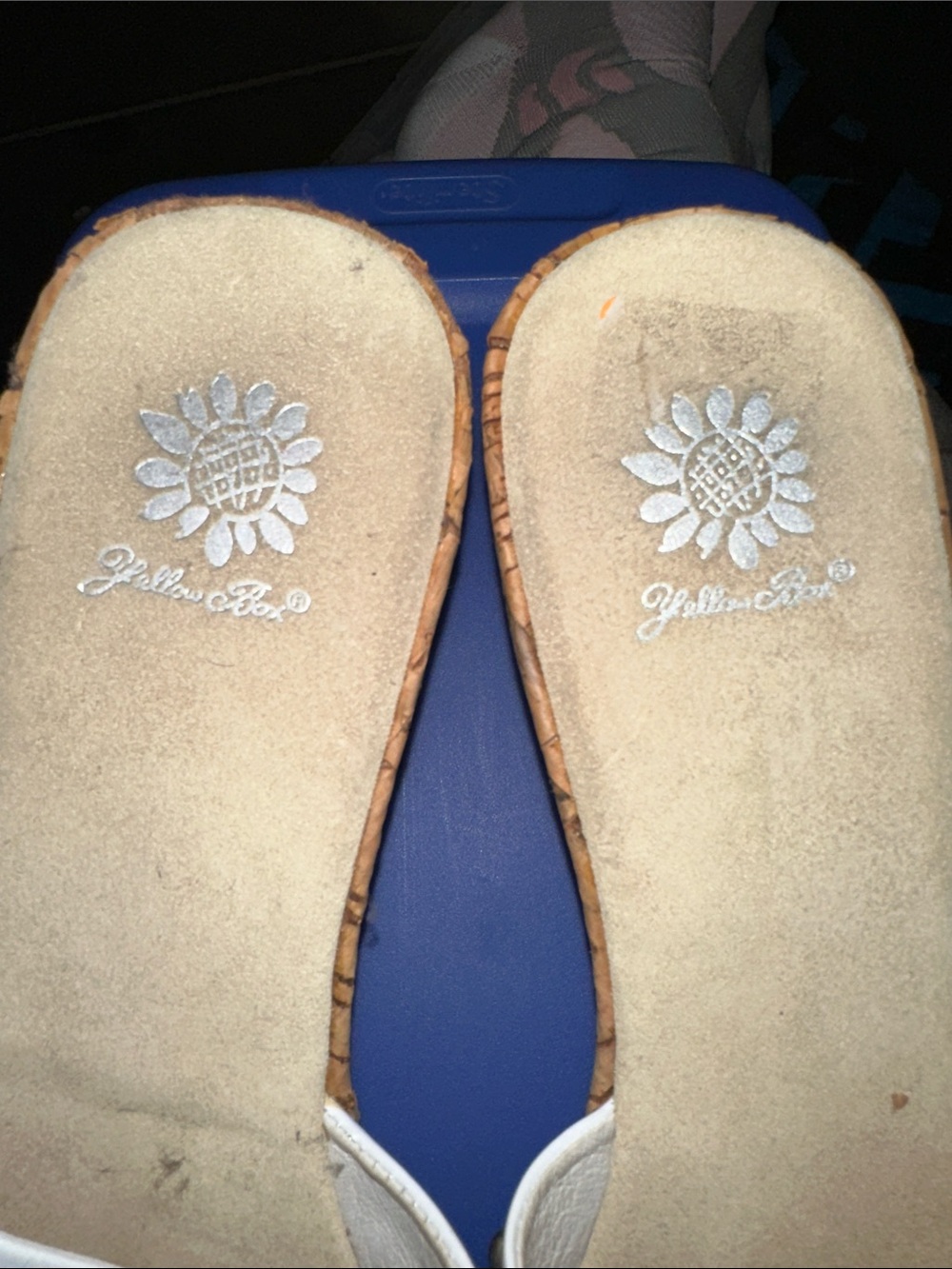 Women’s White Studded Slide Sandals - Picture 2 of 4